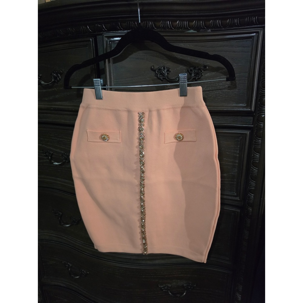 Galita Fashion Pink Rhinestone Trim Cardigan and Skirt Set GTD12101 Small NEW - Picture 6 of 9